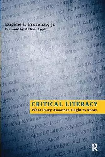 Critical Literacy cover