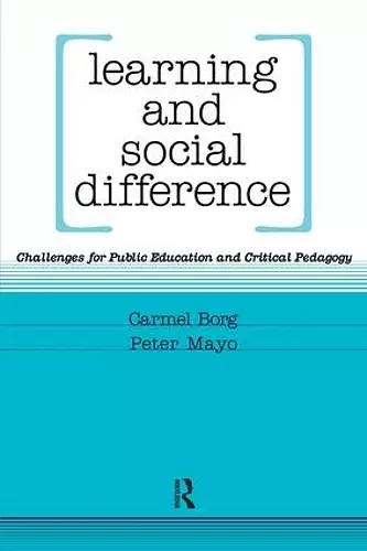 Learning and Social Difference cover