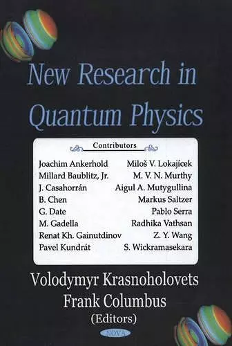 New Research in Quantum Physics cover