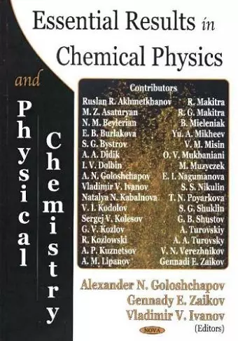 Essential Results in Chemical Physics & Physical Chemistry cover