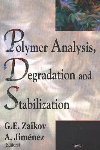Polymer Analysis, Degradation & Stabilization cover