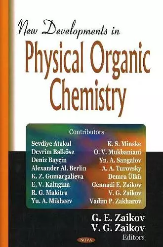 New Developments in Physical Organic Chemistry cover