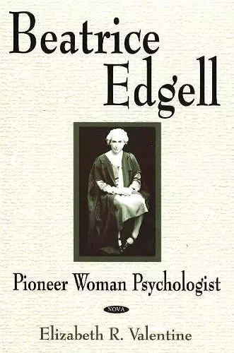 Beatrice Edgell cover