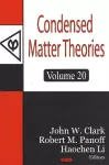 Condensed Matter Theories, Volume 20 cover