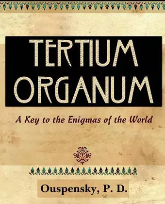 Tertium Organum (1922) cover