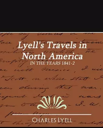 Lyell's Travels in North America cover