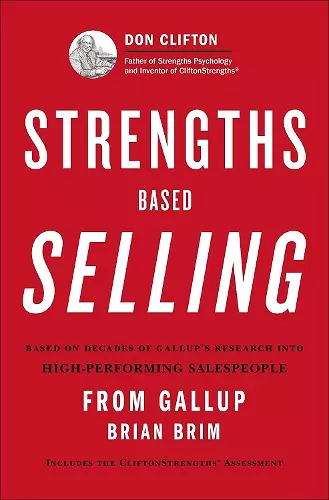 Strengths Based Selling cover