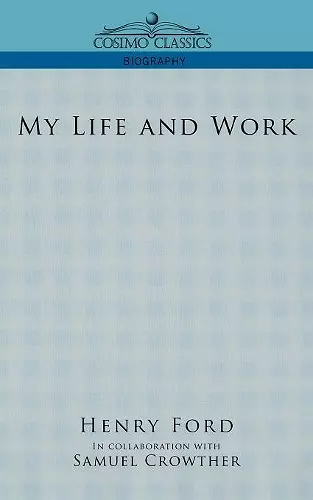 My Life and Work cover