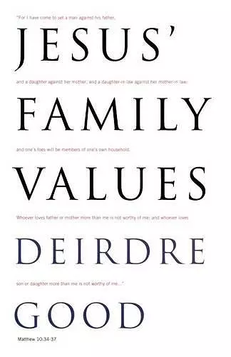 Jesus' Family Values cover