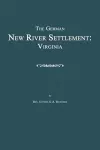 The German New River Settlement cover