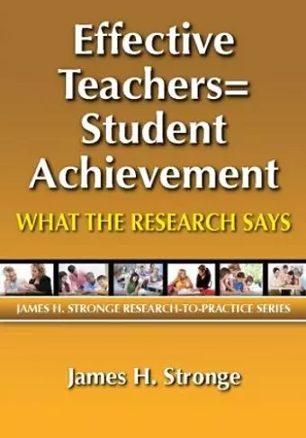 Effective Teachers=Student Achievement cover