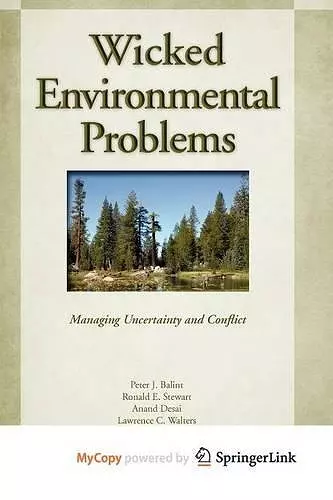 Wicked Environmental Problems cover