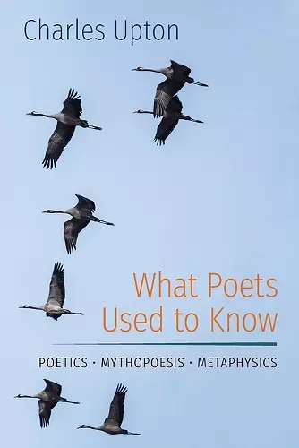 What Poets Used to Know cover