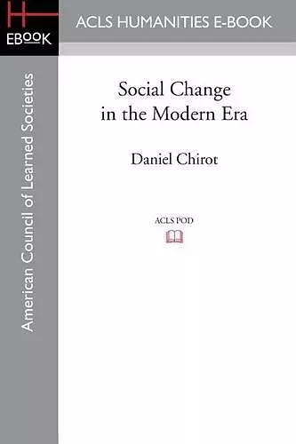 Social Change in the Modern Era cover