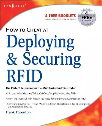 How to Cheat at Deploying and Securing RFID cover