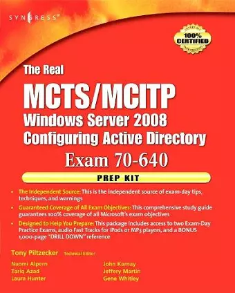 The Real MCTS/MCITP Exam 70-640 Prep Kit cover