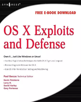 OS X Exploits and Defense cover