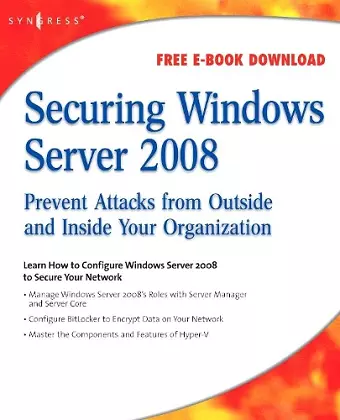 Securing Windows Server 2008 cover