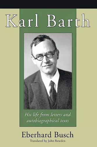 Karl Barth cover