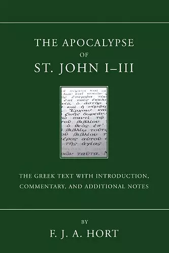 The Apocalypse of St. John I - III cover