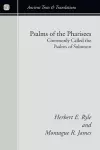 Psalms of the Pharisees, Commonly Called the Psalms of Solomon cover