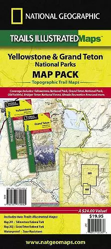 Yellowstone/grand Teton National Parks, Map Pack Bundle cover