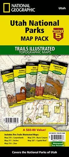 Utah National Parks [map Pack Bundle] Adventure Map cover