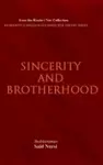 Sincerity & Brotherhood cover