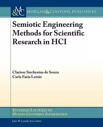 Semiotic Engineering Methods for Scientific Research in HCI cover