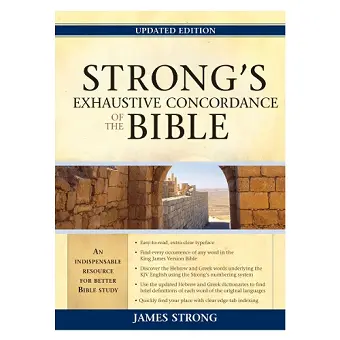 Strong's Exhaustive Concordance of the Bible cover