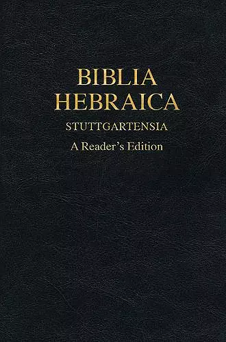 Biblia Hebraica Stuttgartensia cover