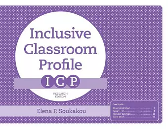 The Inclusive Classroom Profile (ICP™) Forms cover