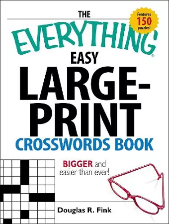 The Everything Easy Large-Print Crosswords Book cover