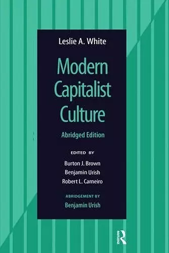 Modern Capitalist Culture, Abridged Edition cover