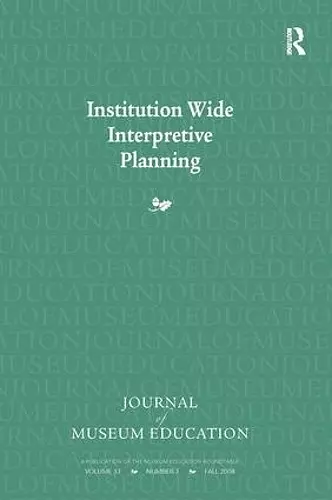 Institution Wide Interpretive Planning cover