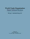 WTO Dispute Settlement Decisions cover