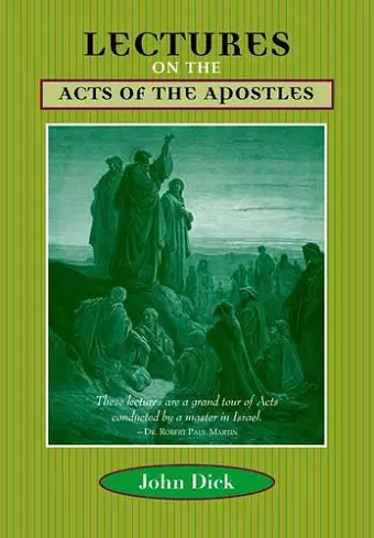 Lectures on the Acts of the Apostles cover