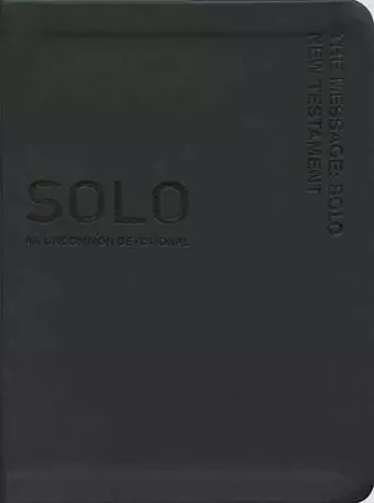 Message Solo New Testament, The cover