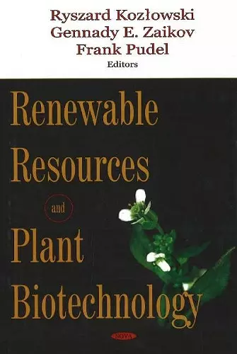 Renewable Resources & Plant Biotechnology cover
