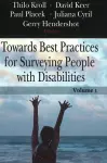 Towards Best Practices for Surveying People with Disabilities, Volume 1 cover