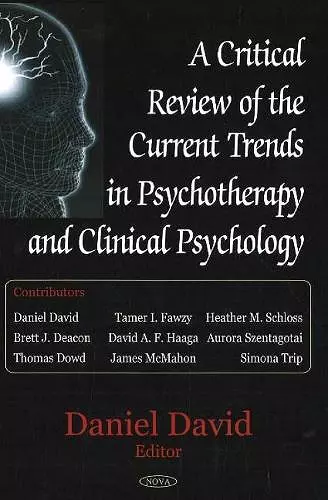 Critical Review of the Current Trends in Psychotherapy & Clinical Psychology cover