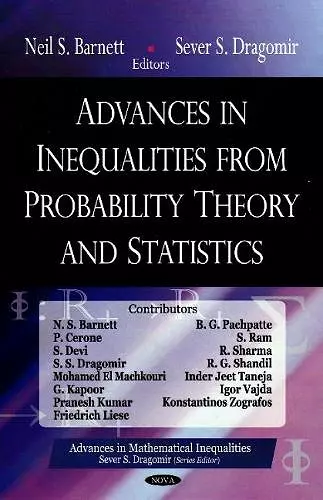 Advances in Inequalities from Probability Theory & Statistics cover