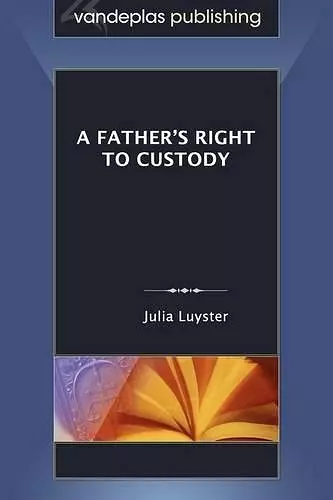 A Father's Right to Custody cover