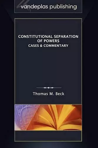 Constitutional Separation of Powers cover