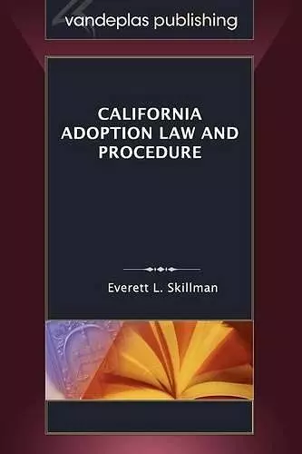 California Adoption Law and Procedure cover