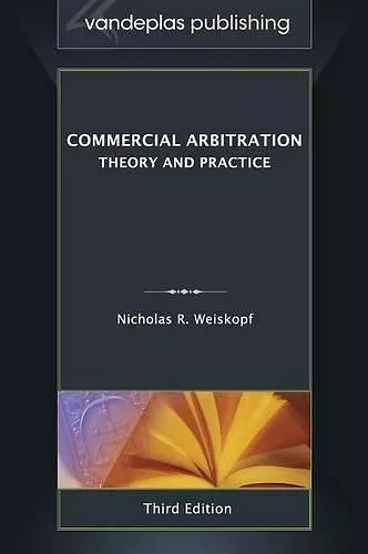 Commercial Arbitration cover