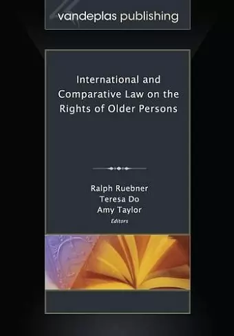 International and Comparative Law on the Rights of Older Persons cover