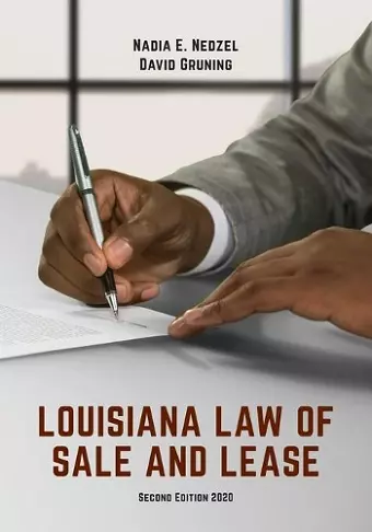 Louisiana Law of Sale and Lease cover