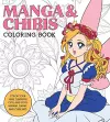 Manga & Chibis Coloring Book cover