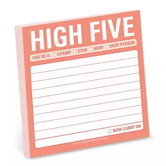 Knock Knock High Five Sticky Notes cover